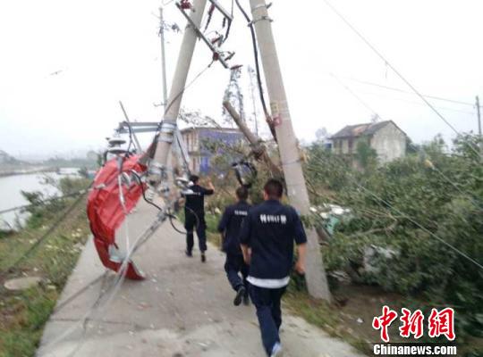 图为受灾现场。 谷华 摄